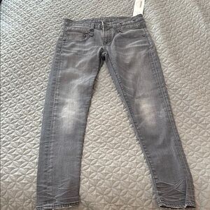 R13 jeans ! Gray 
Ankle length. 
No size attached, fits like a 26.